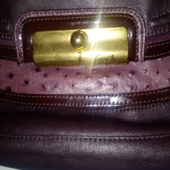Coach Vintage Plum Purse - Picture 5 of 6